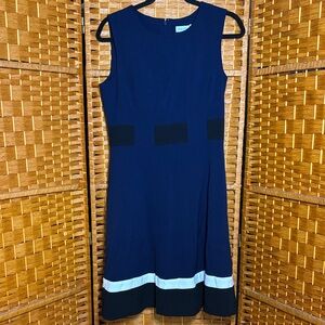 💰💰 Calvin Klein Navy blue Midi Dress